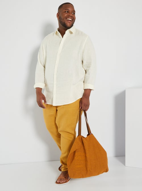 Camisa de lino - Kiabi