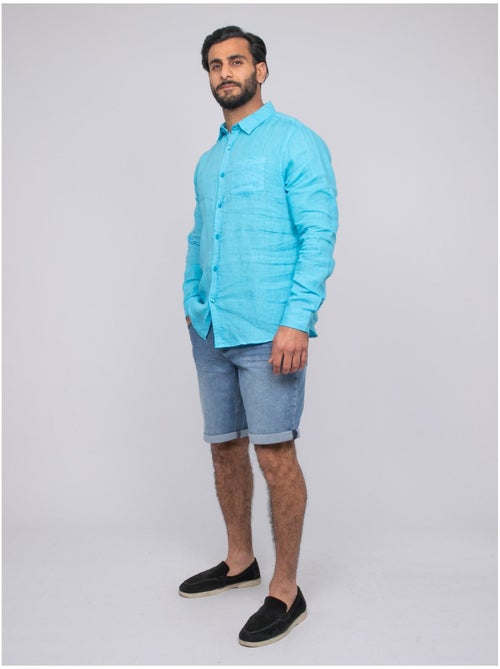Camisa de lino DALAMO - Kiabi Camisa de lino DALAMO - Kiabi