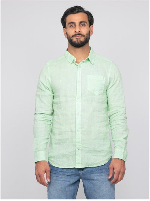 Camisa de lino DALAMO - Kiabi Camisa de lino DALAMO - Kiabi
