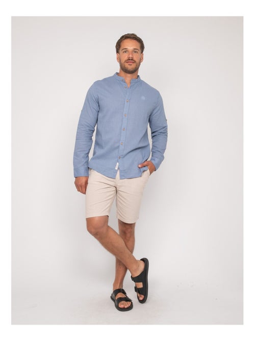 Camisa de lino de manga larga DUCHERO - Kiabi