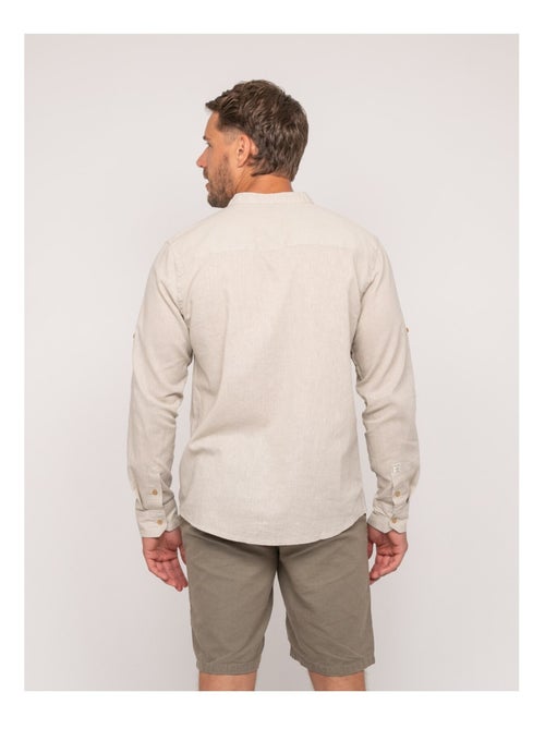 Camisa de lino de manga larga DUCHERO - Kiabi