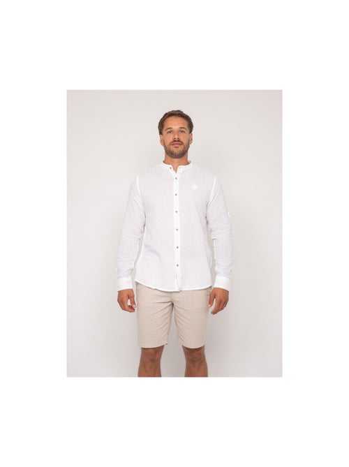 Camisa de lino de manga larga DUCHERO - Kiabi