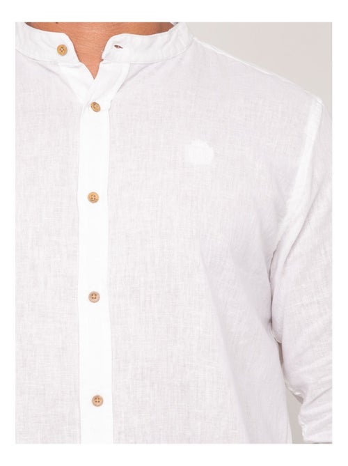 Camisa de lino de manga larga DUCHERO - Kiabi