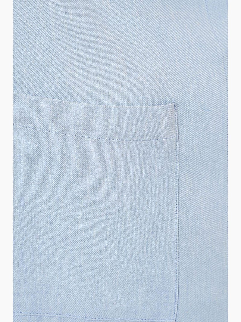 Camisa de lino extragrande bdart Azul claro - Kiabi