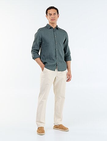 Camisa de lino