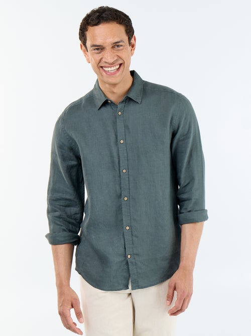 Camisa de lino - Kiabi