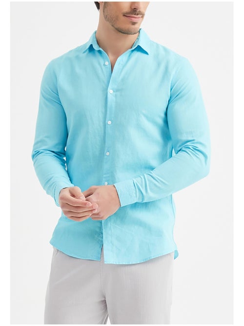 Camisa de lino Kebello - Kiabi Camisa de lino Kebello - Kiabi