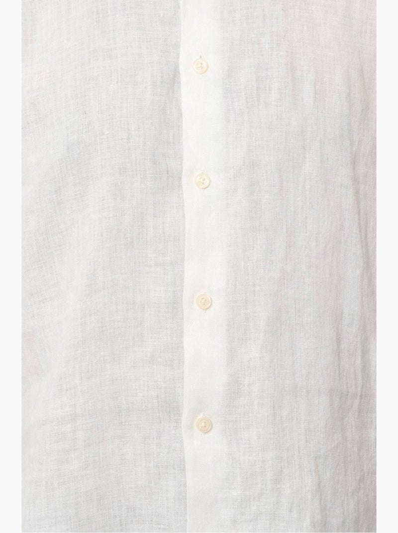 Camisa de lino Kebello Blanco - Kiabi