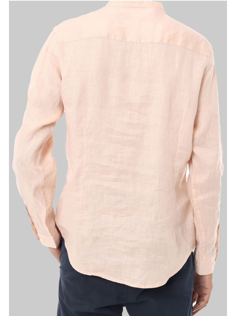 Camisa de lino Kebello Rosa - Kiabi