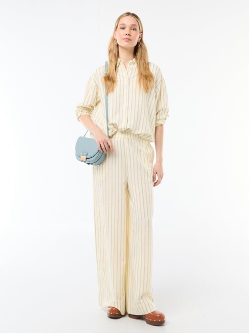 Camisa de lino mezclado - Kiabi