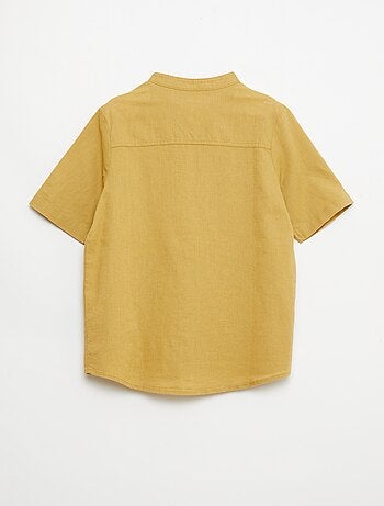 Camisa de lino mezclado