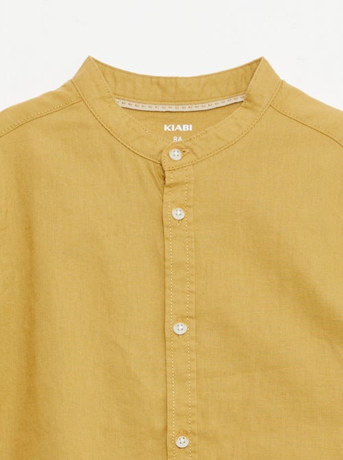 Camisa de lino mezclado - Kiabi Camisa de lino mezclado - Kiabi