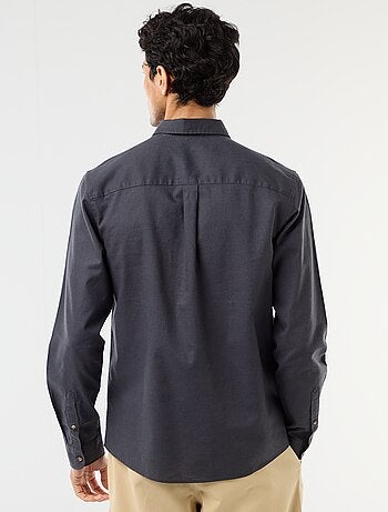 Camisa de lino mezclado