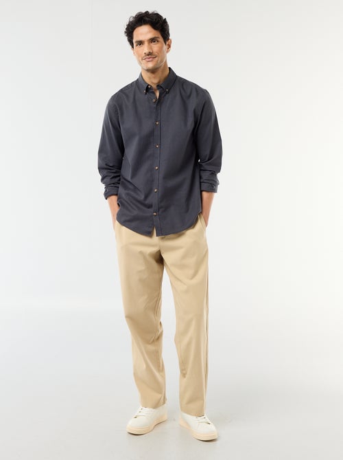 Camisa de lino mezclado - Kiabi