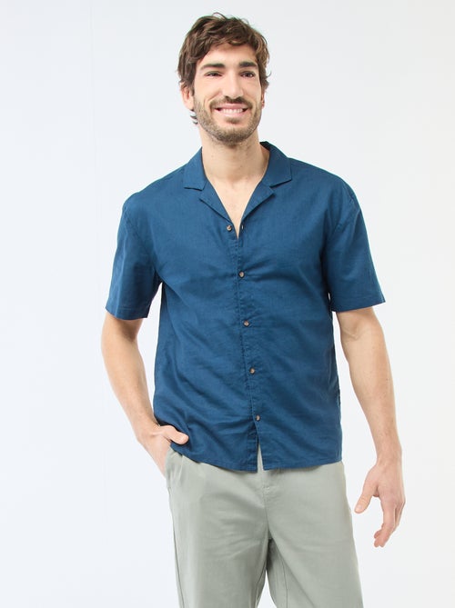 Camisa de lino mezclado - Kiabi
