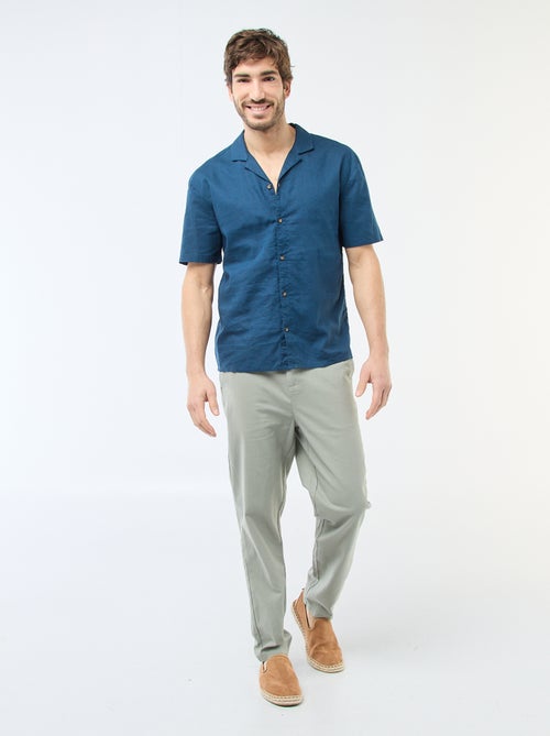 Camisa de lino mezclado - Kiabi