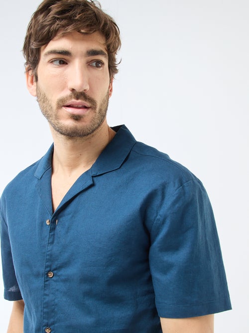 Camisa de lino mezclado - Kiabi