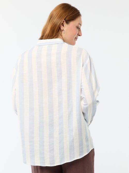 Camisa de lino mezclado - Kiabi