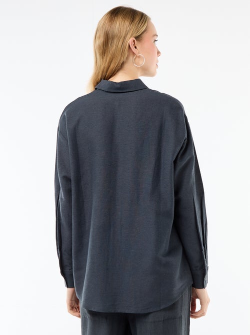 Camisa de lino mezclado - Kiabi