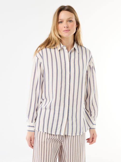 Camisa de lino mezclado - Kiabi