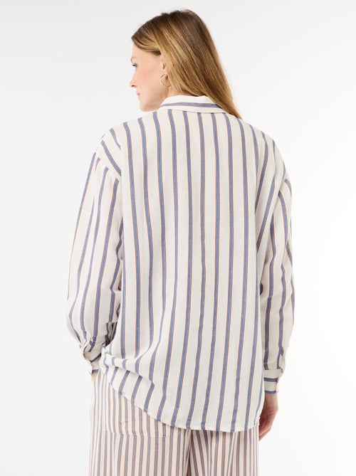 Camisa de lino mezclado - Kiabi