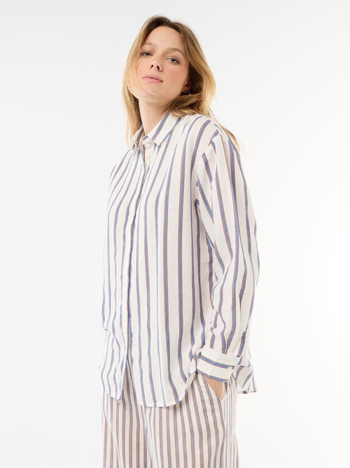 Camisa de lino mezclado - Kiabi
