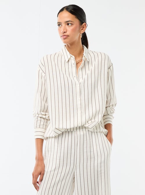 Camisa de lino mezclado - Kiabi