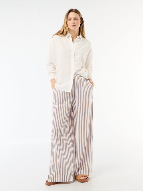 Camisa de lino mezclado - Kiabi