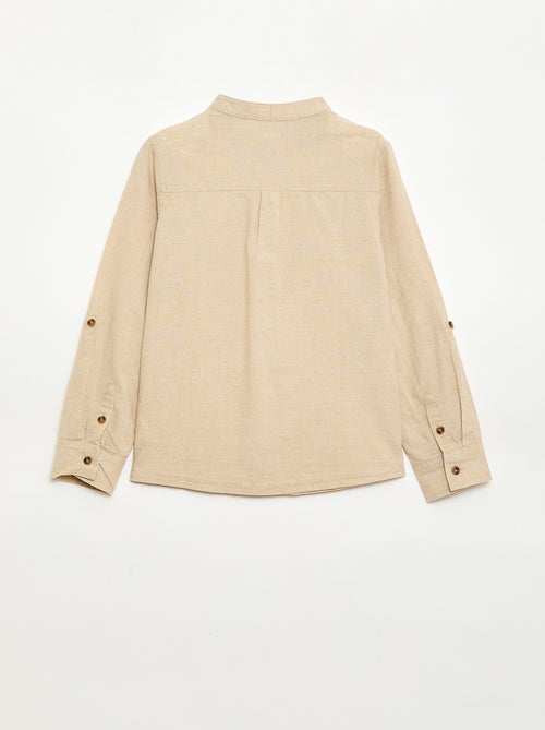 Camisa de lino mezclado - Kiabi