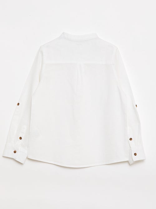 Camisa de lino mezclado - Kiabi