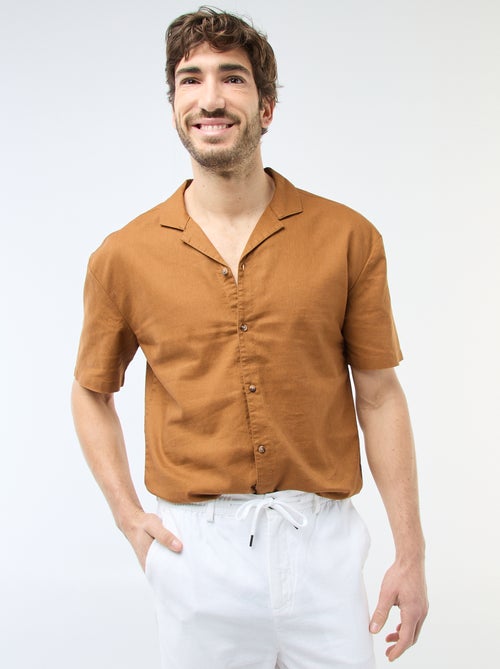 Camisa de lino mezclado - Kiabi