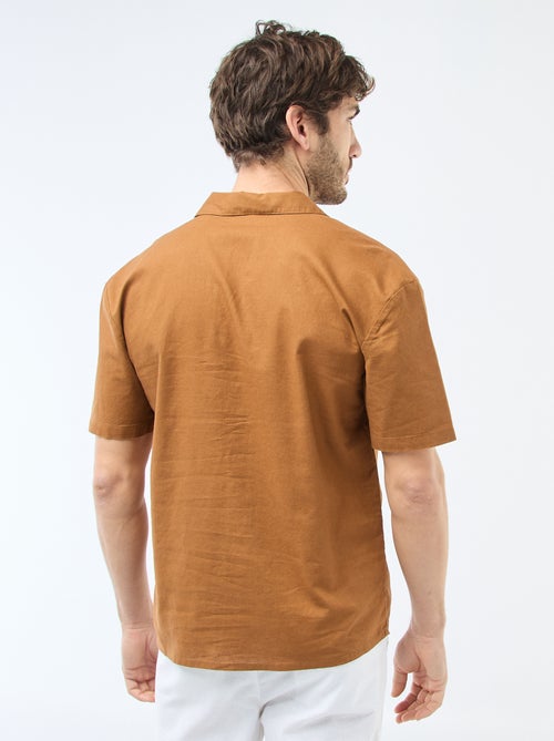 Camisa de lino mezclado - Kiabi