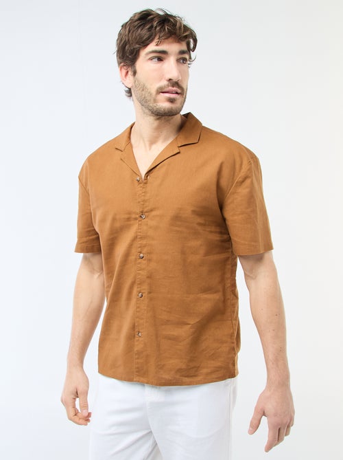Camisa de lino mezclado - Kiabi