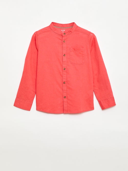 Camisa de lino mezclado - Kiabi