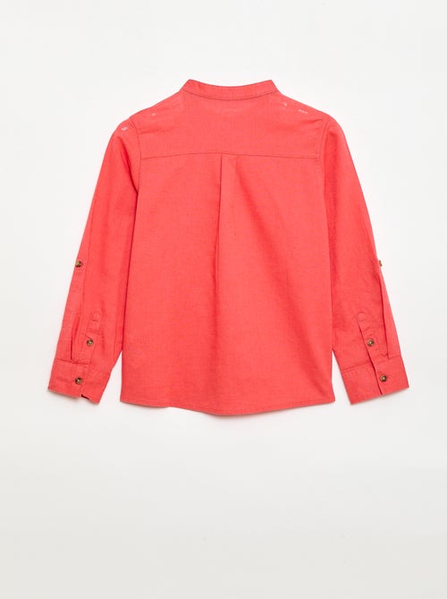 Camisa de lino mezclado - Kiabi