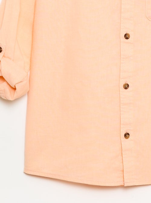 Camisa de lino mezclado - Kiabi