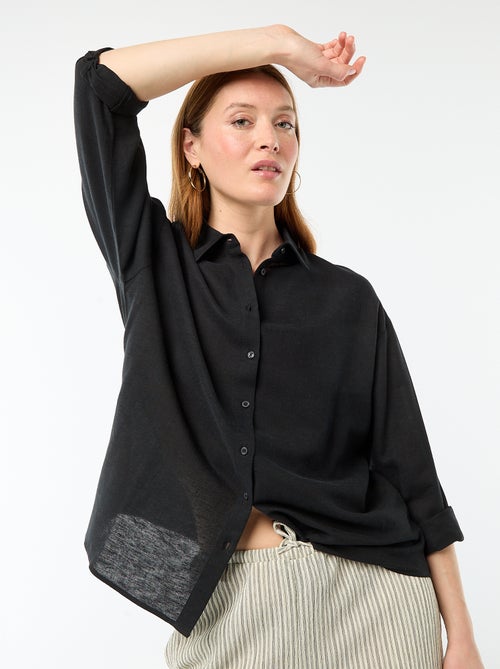 Camisa de lino mezclado - Kiabi