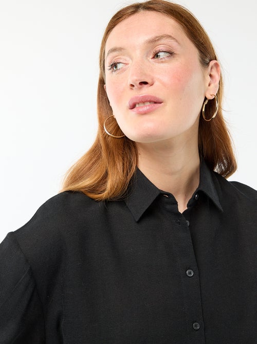 Camisa de lino mezclado - Kiabi