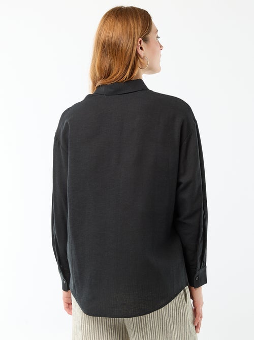 Camisa de lino mezclado - Kiabi