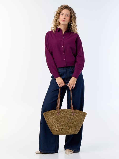Camisa de lino mezclado - Kiabi