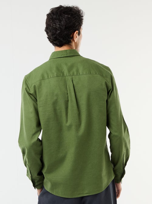 Camisa de lino mezclado - Kiabi