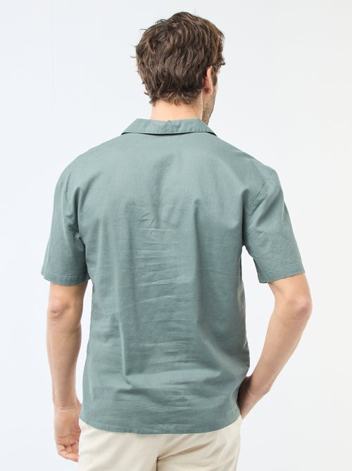 Camisa de lino mezclado - Kiabi