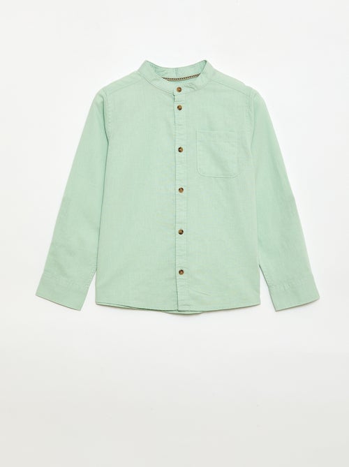 Camisa de lino mezclado - Kiabi