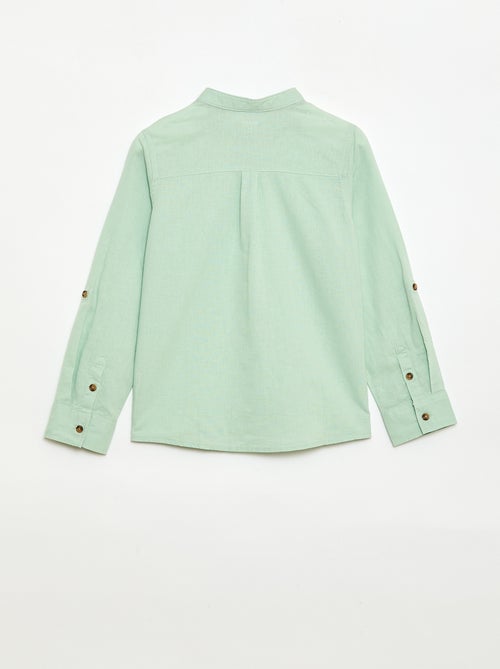 Camisa de lino mezclado - Kiabi