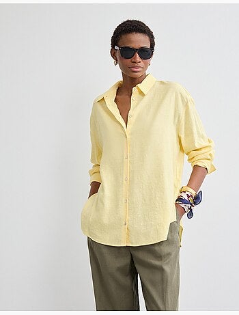 Camisa de lino, MO Fashion