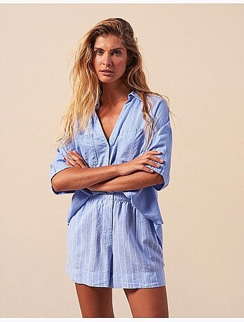 Camisa de lino, MO Fashion