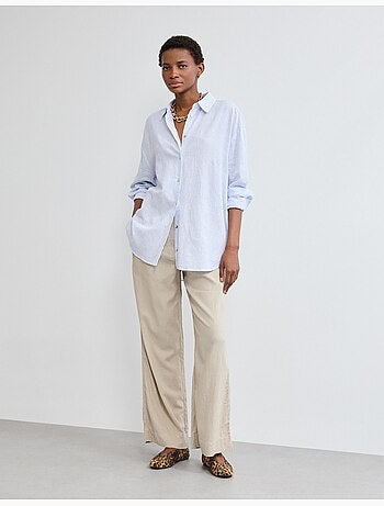 Camisa de lino, MO Fashion