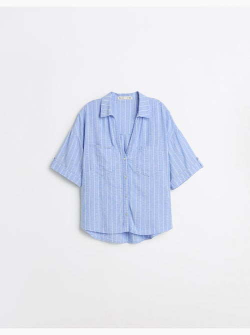 Camisa de lino, MO Fashion - Kiabi