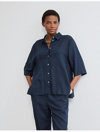 Camisa de lino, MO Fashion