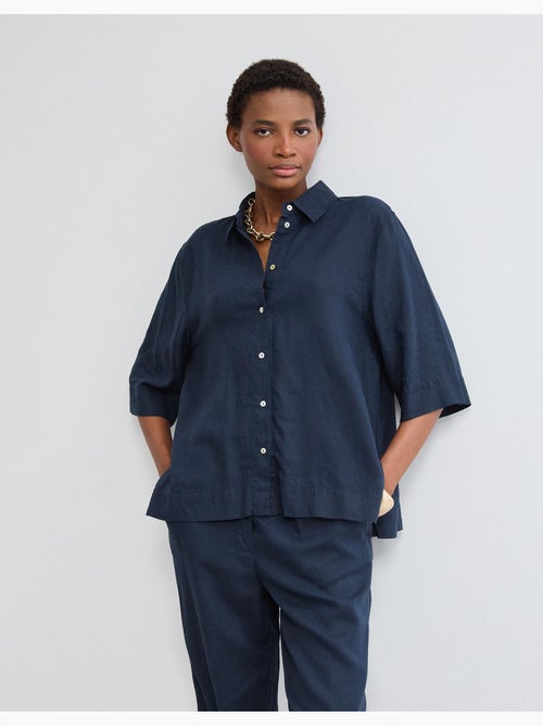 Camisa de lino, MO Fashion - Kiabi